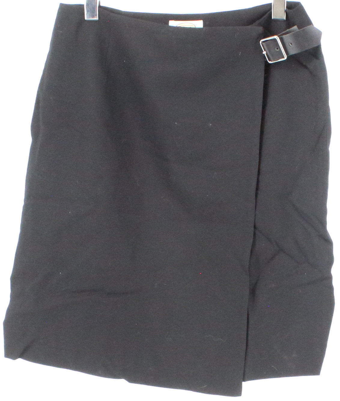 Talbots Petites Black Belt Skirt