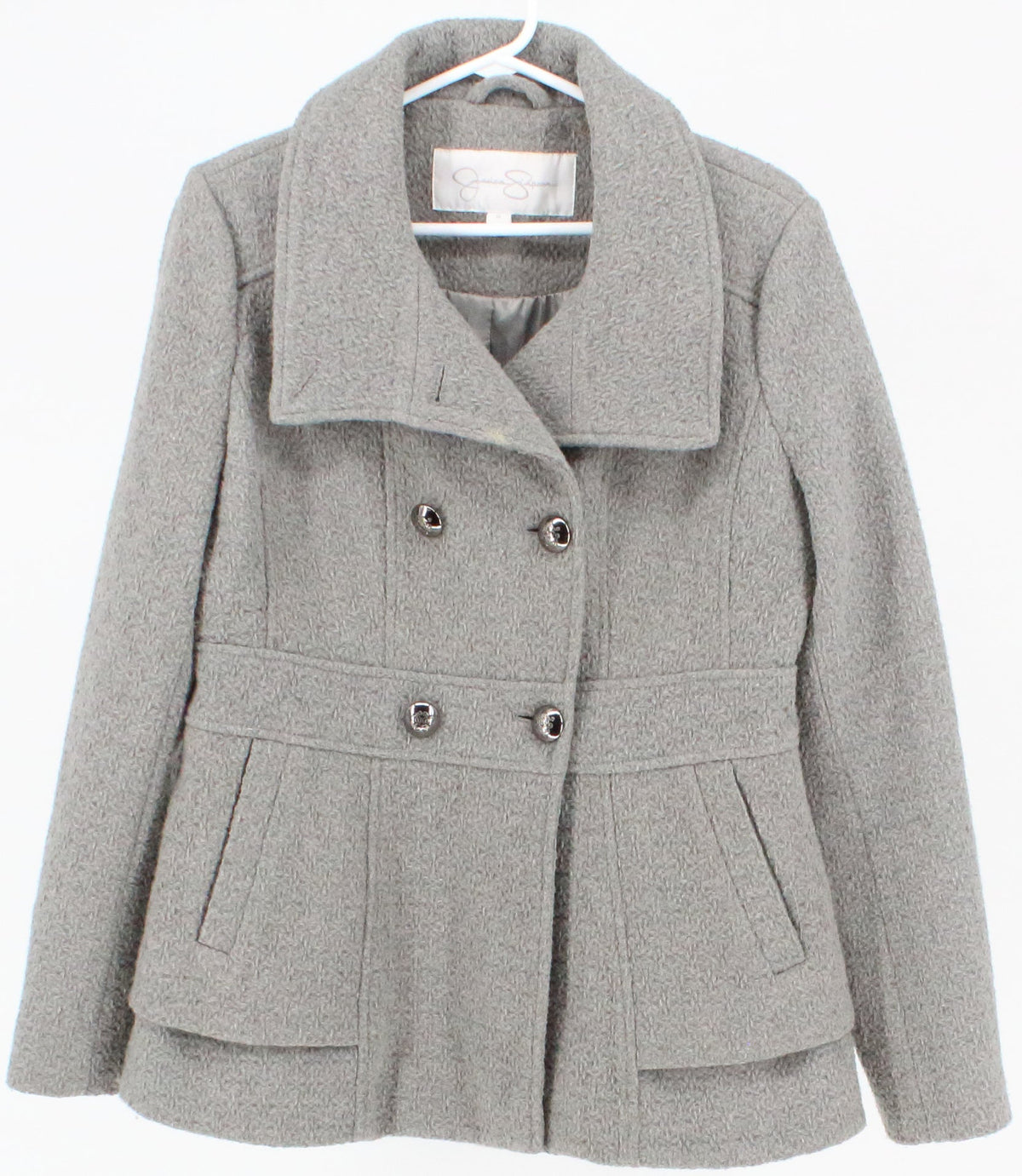 Jessica simpson grey coat sale