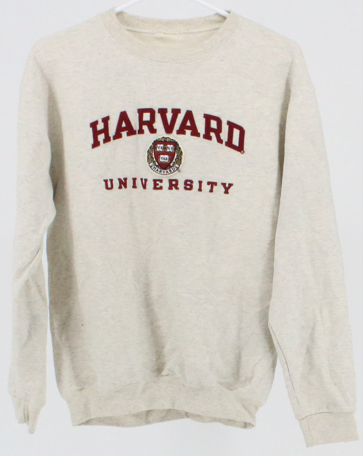Harvard Light Off White Melange Sweatshirt