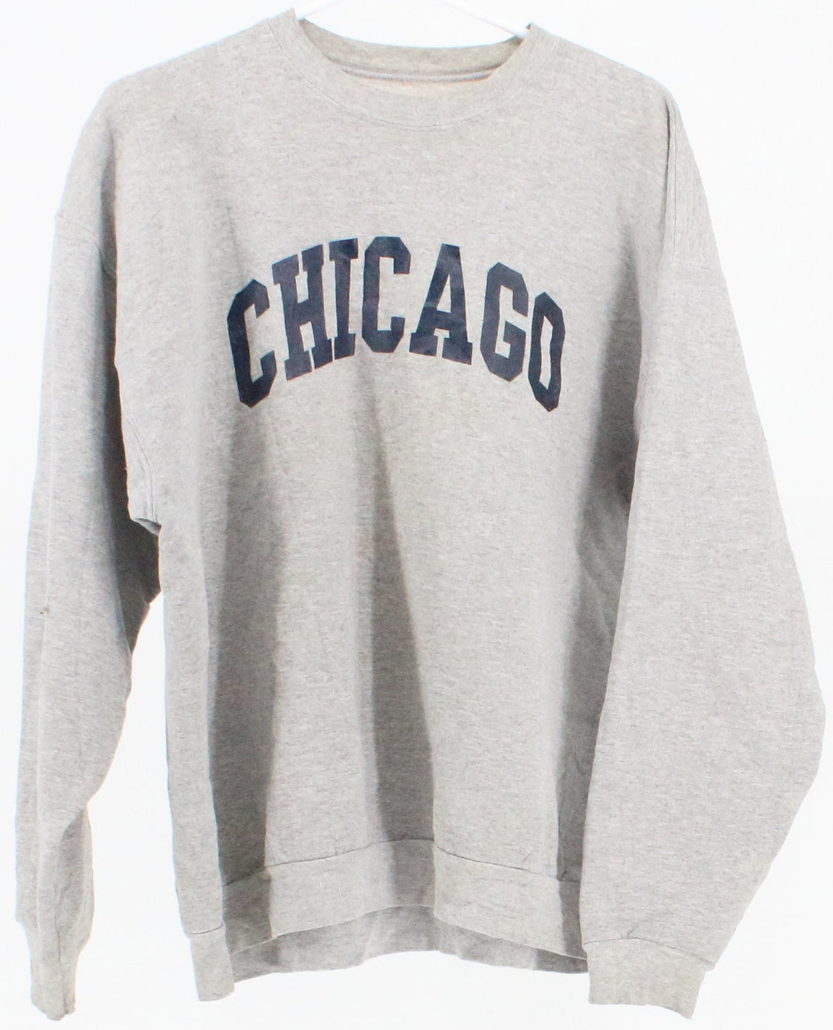 Hanes Chicago Grey Crewneck Sweatshirt