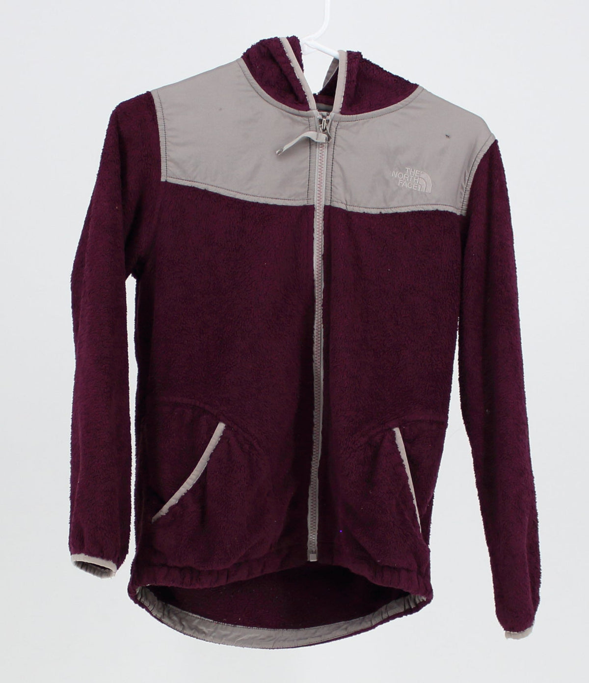 The North Face Dark Purple Fleece Zip Up Sweater