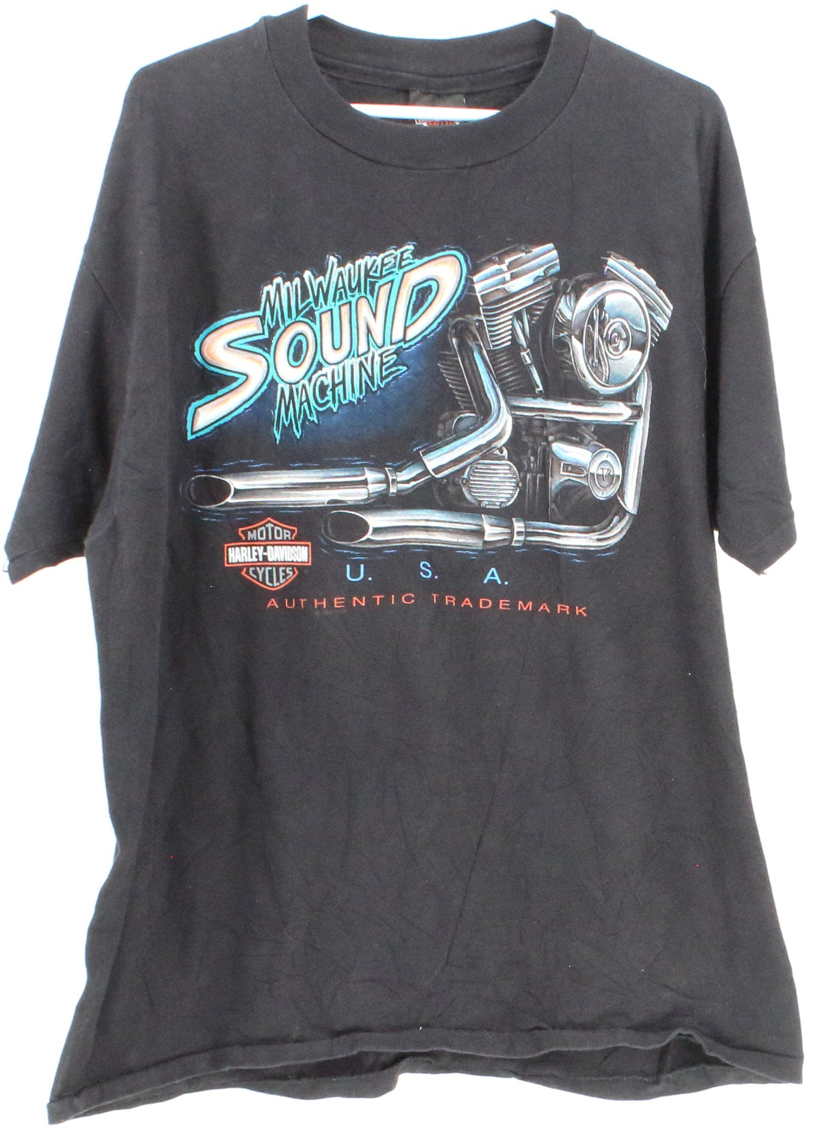Harley Davidson Mil Waukee Sound Machine Black T-Shirt