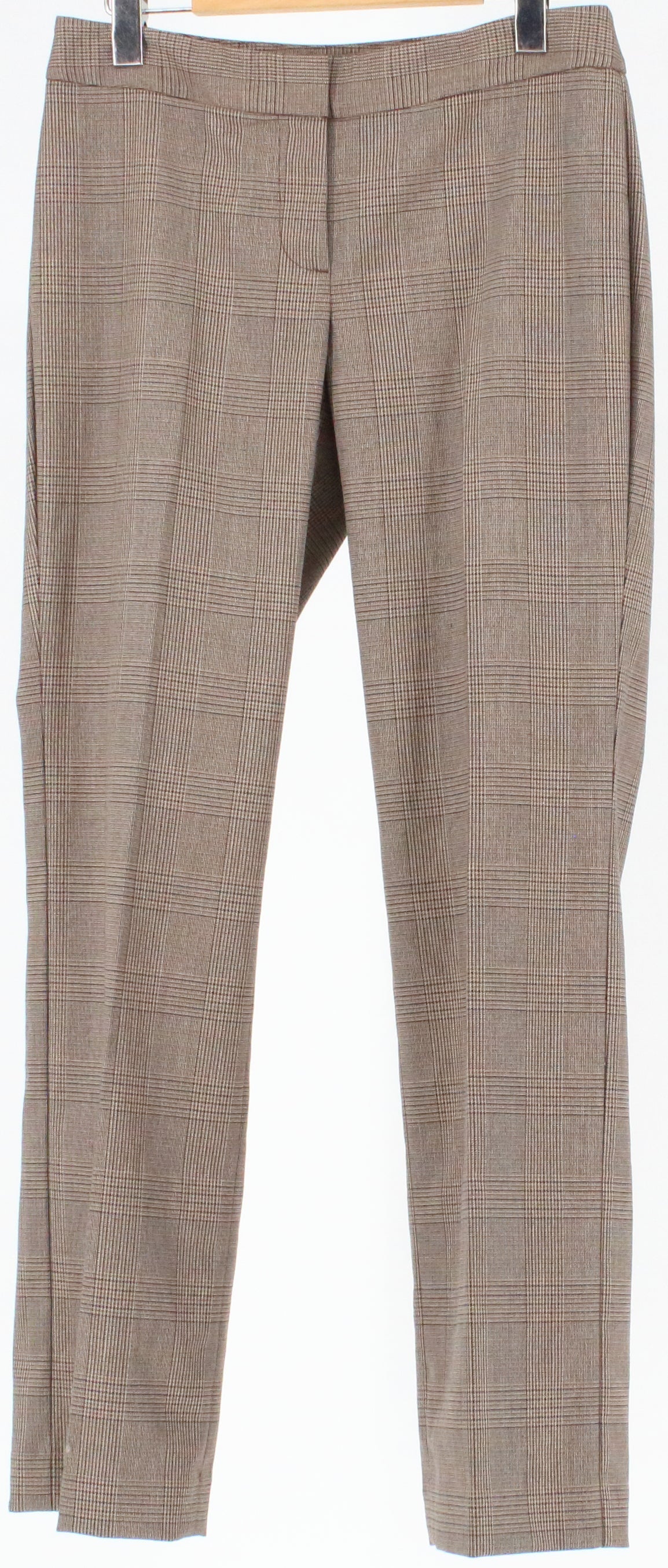 Talbots Petites Brown Plaid Pants