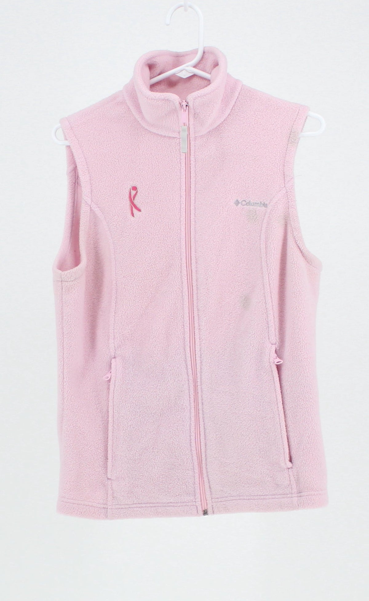 Columbia Pink Breast Cancer Awareness Fleece Vest