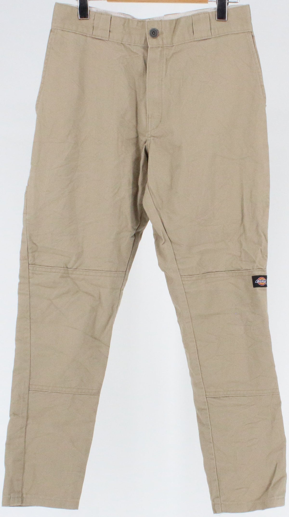 Dickies Skinny Straight Beige Double Knee Pants