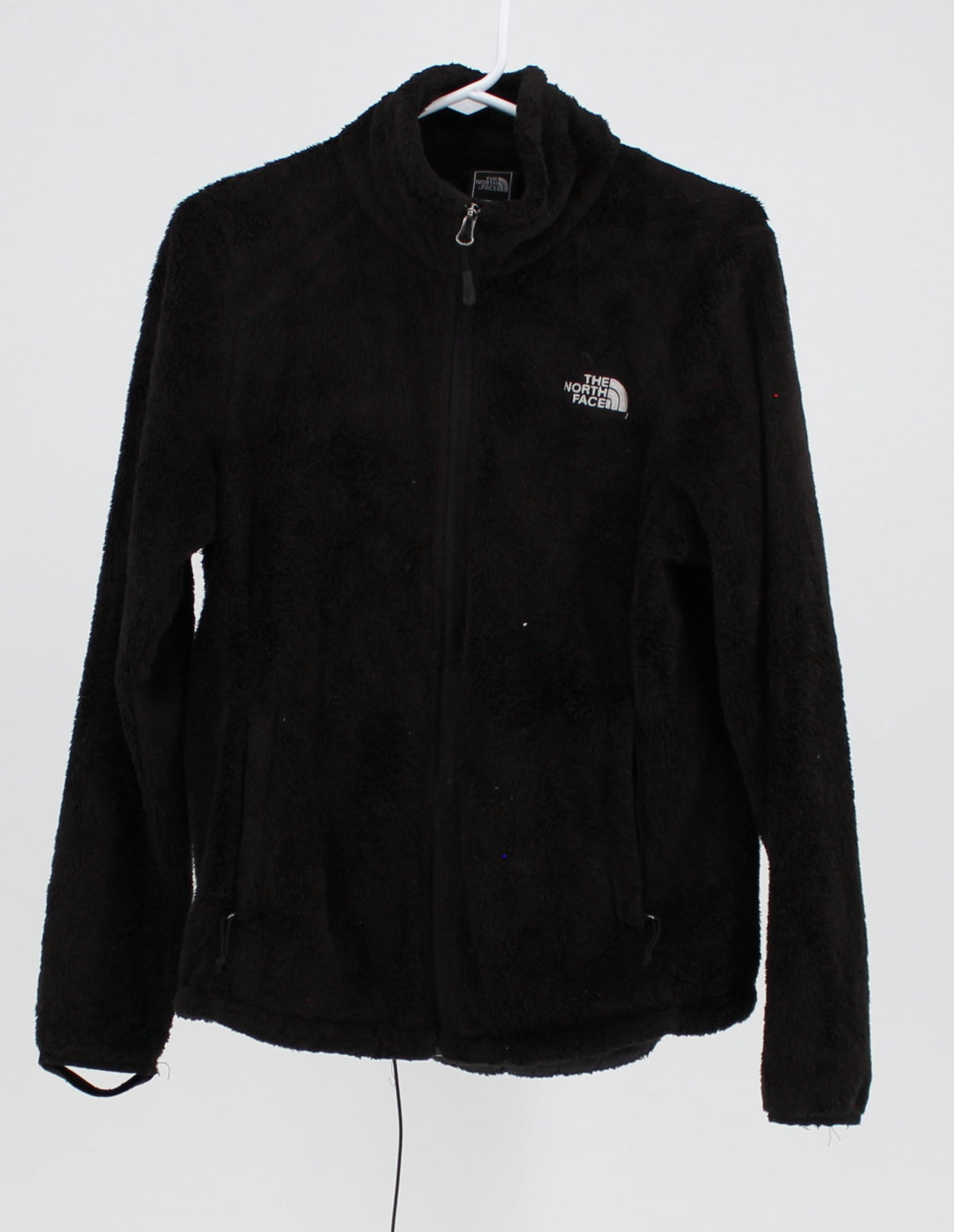 The North Face Black Sherpa Style Zip-Up Sweater