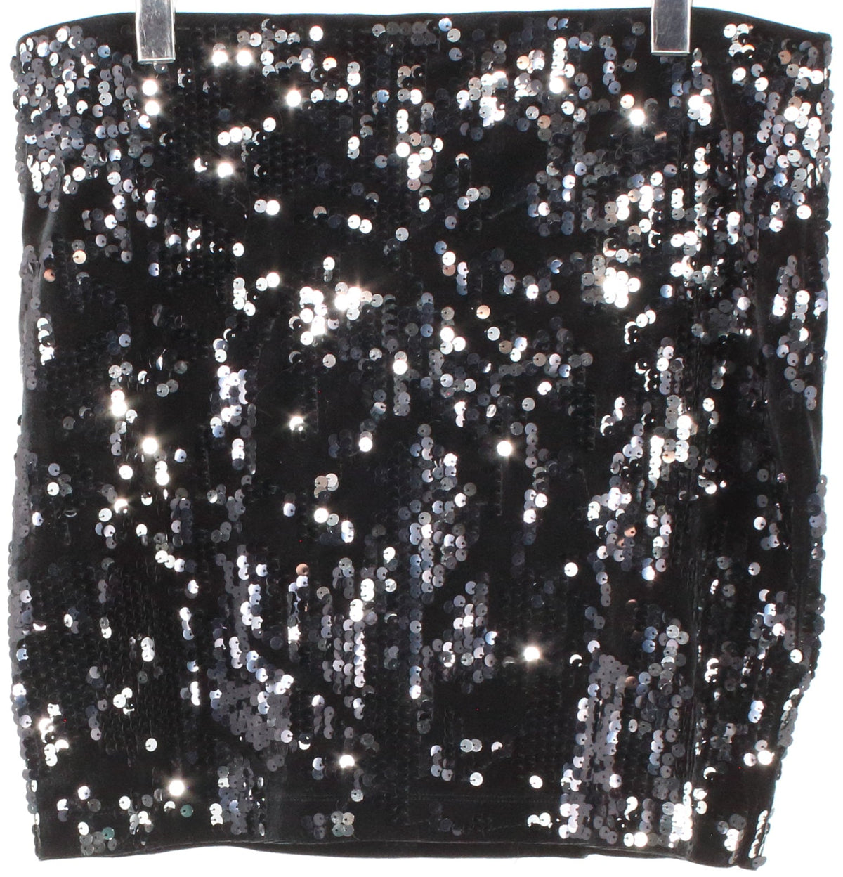 Express Black Sequins Skirt