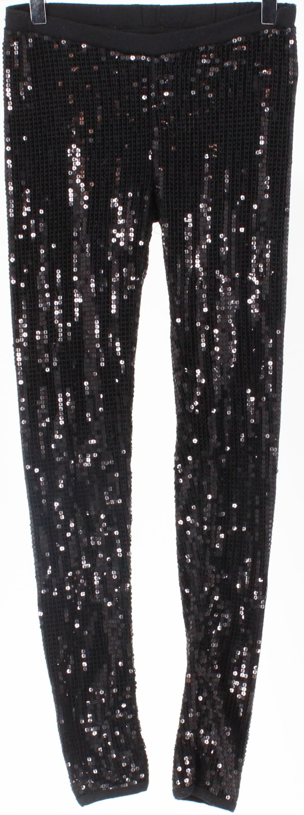 Black Sequins Legging Pants