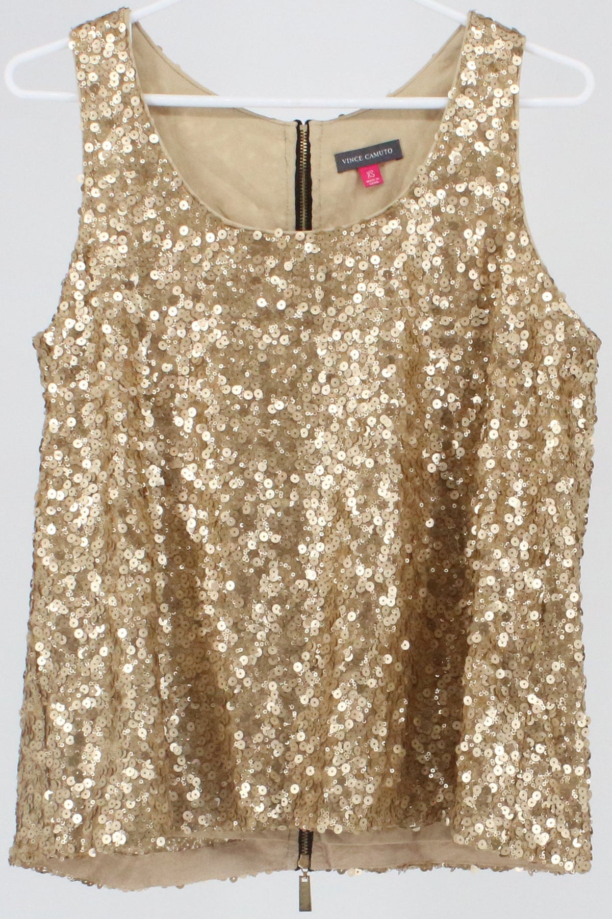 Vince Camuto Gold Tank Top