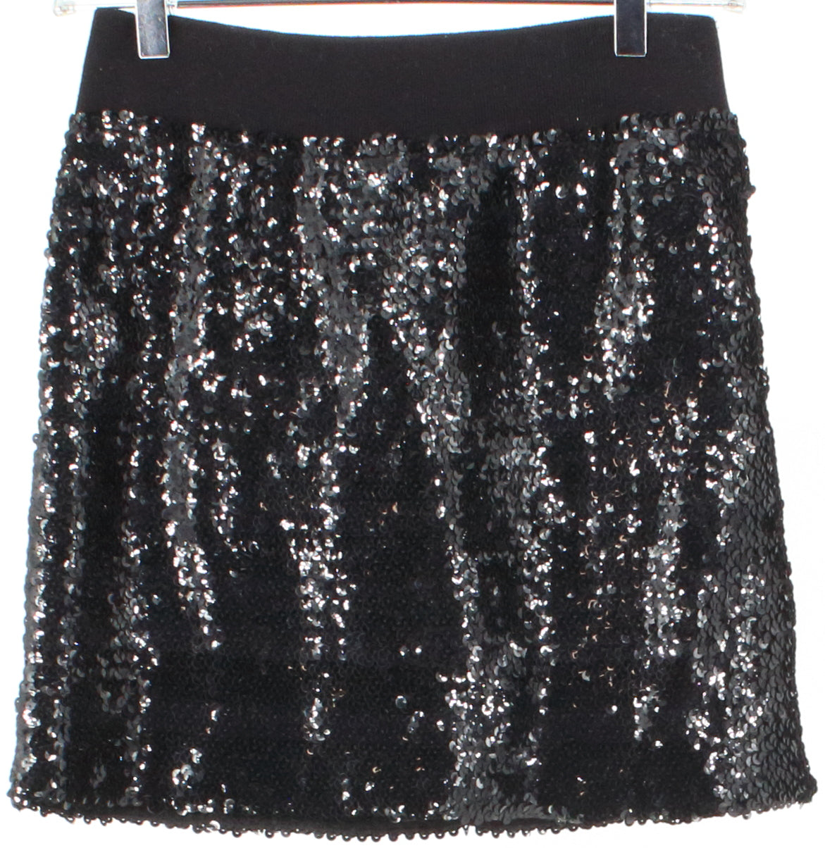Lily White Black Sequins Skirt