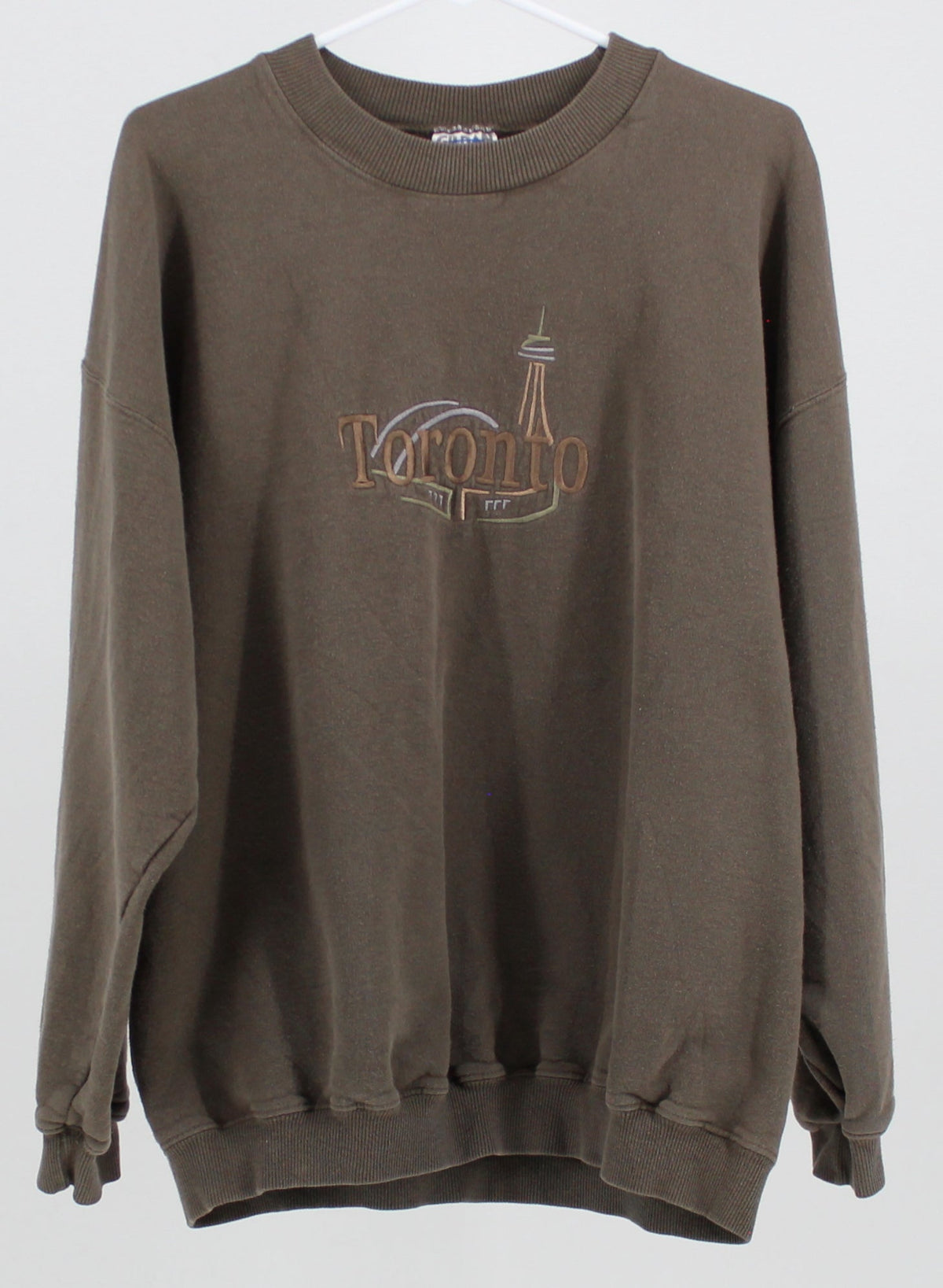 Gildan Army Green Toronto Pull Over Crew Neck