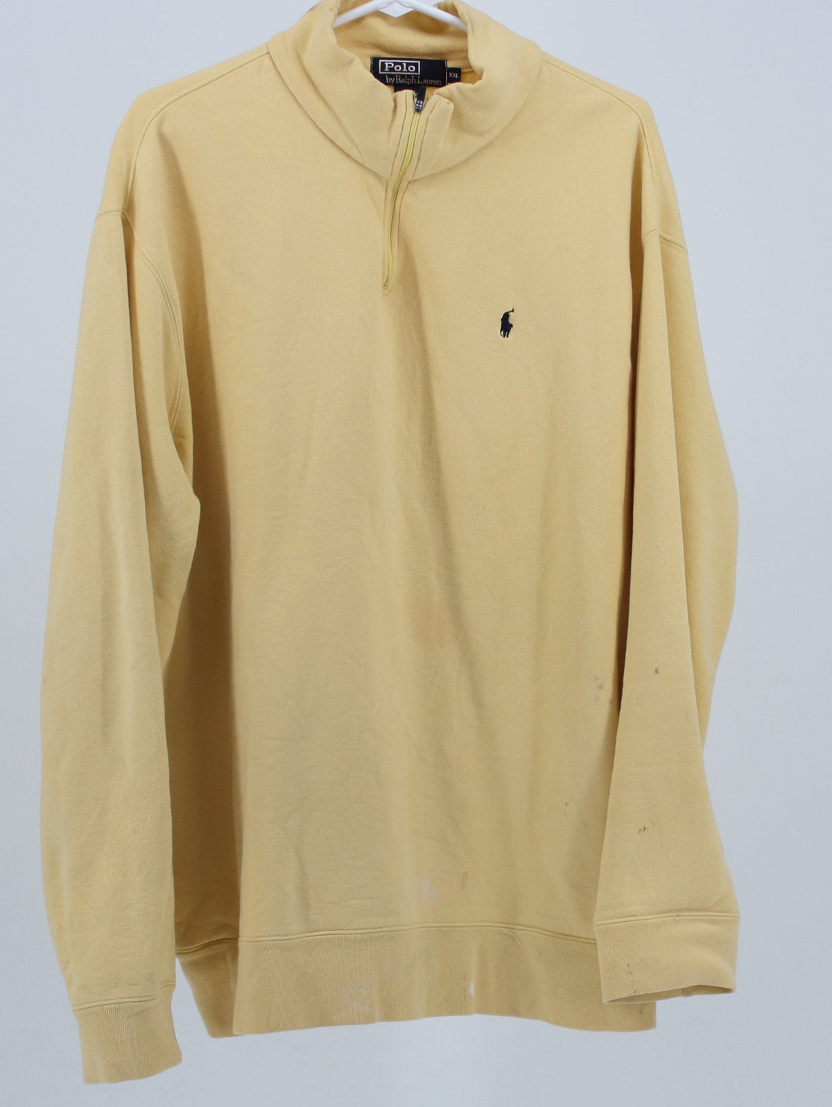 Polo by Ralph Lauren Yellow Mid Zip Crew Neck