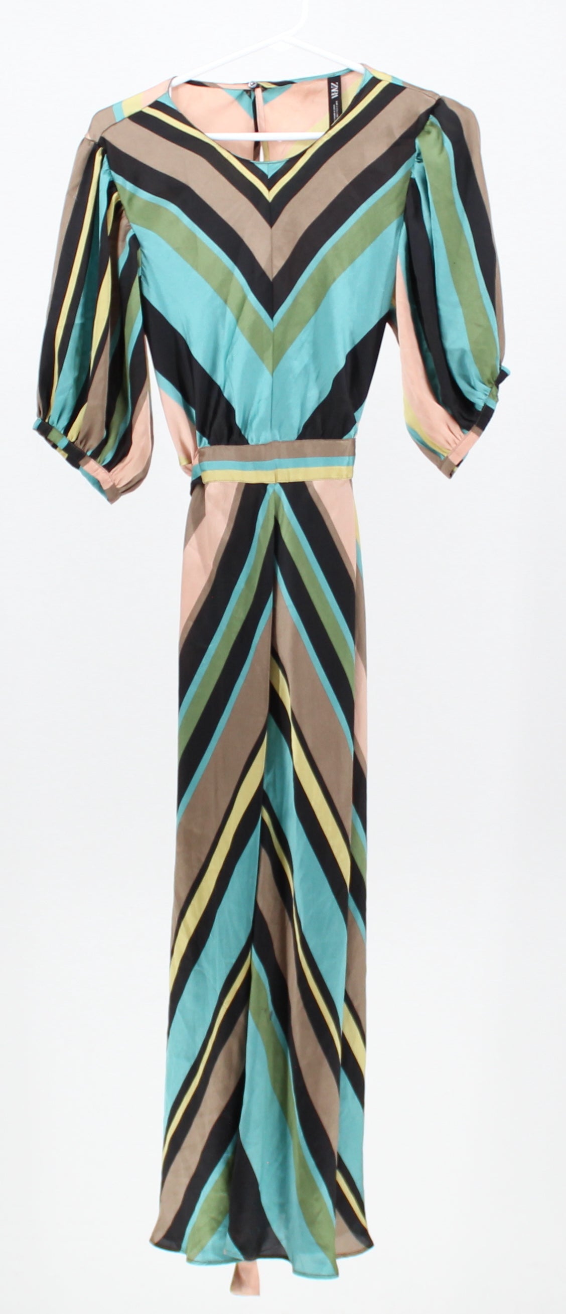 Zara Multi-Coloured Stripped Long Dress