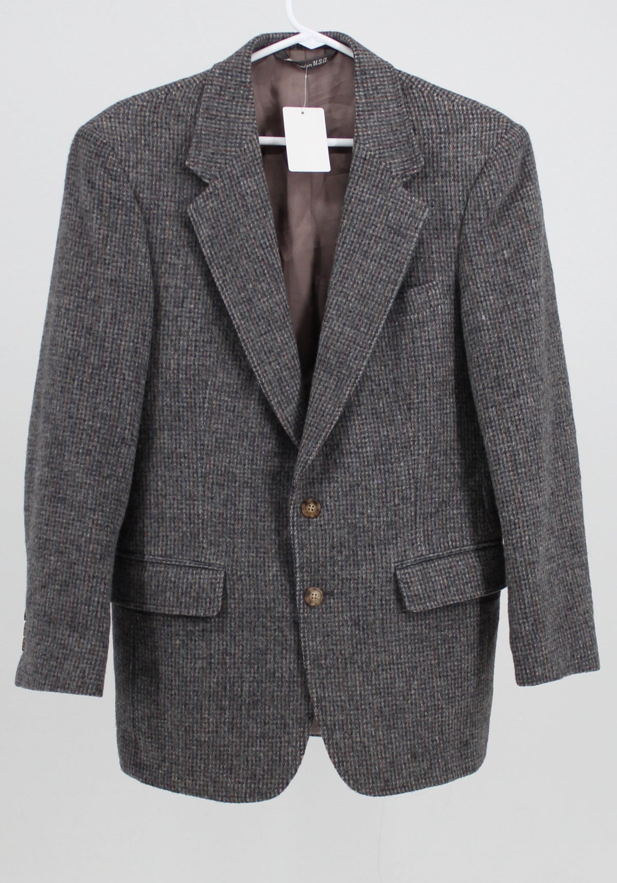 Tailored U.S.A Grey and Brown Stripped Blazer