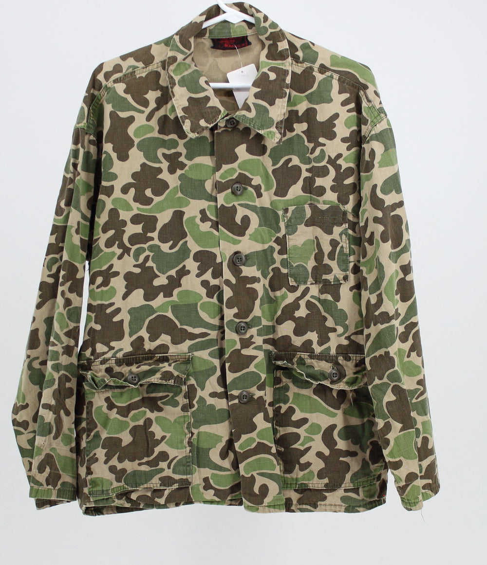 Ranger Army Print Button-Up Jacket