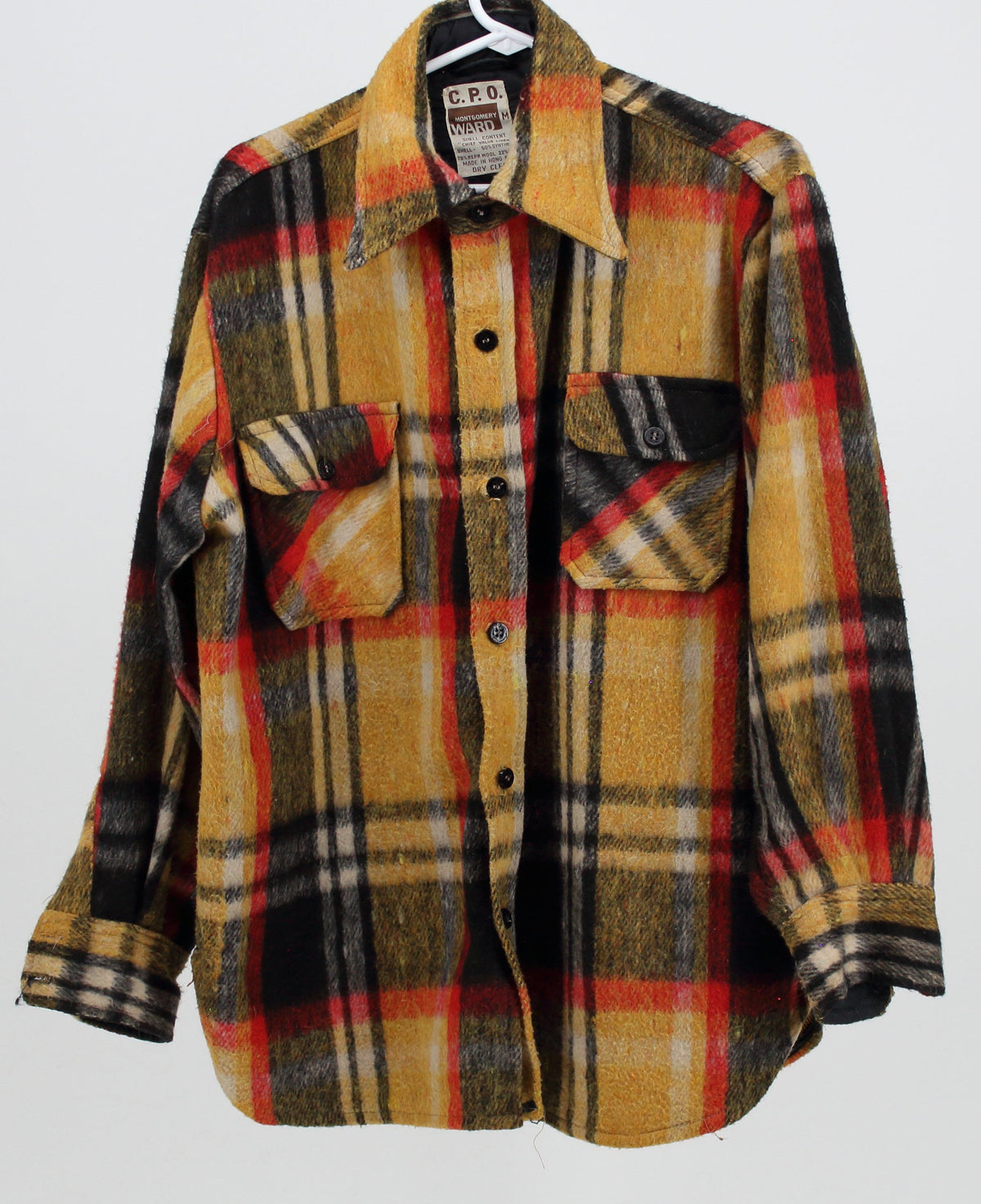 C.P.O Montgomery Ward Multi Coloured Wool Shacket