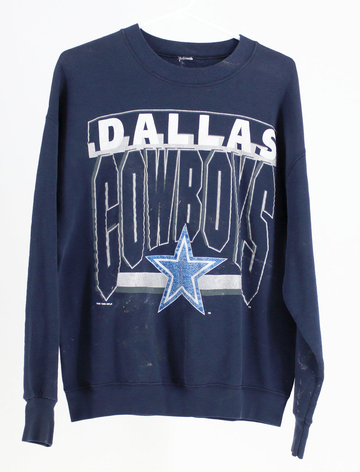 Dallas Cowboys Navy Blue Crewneck