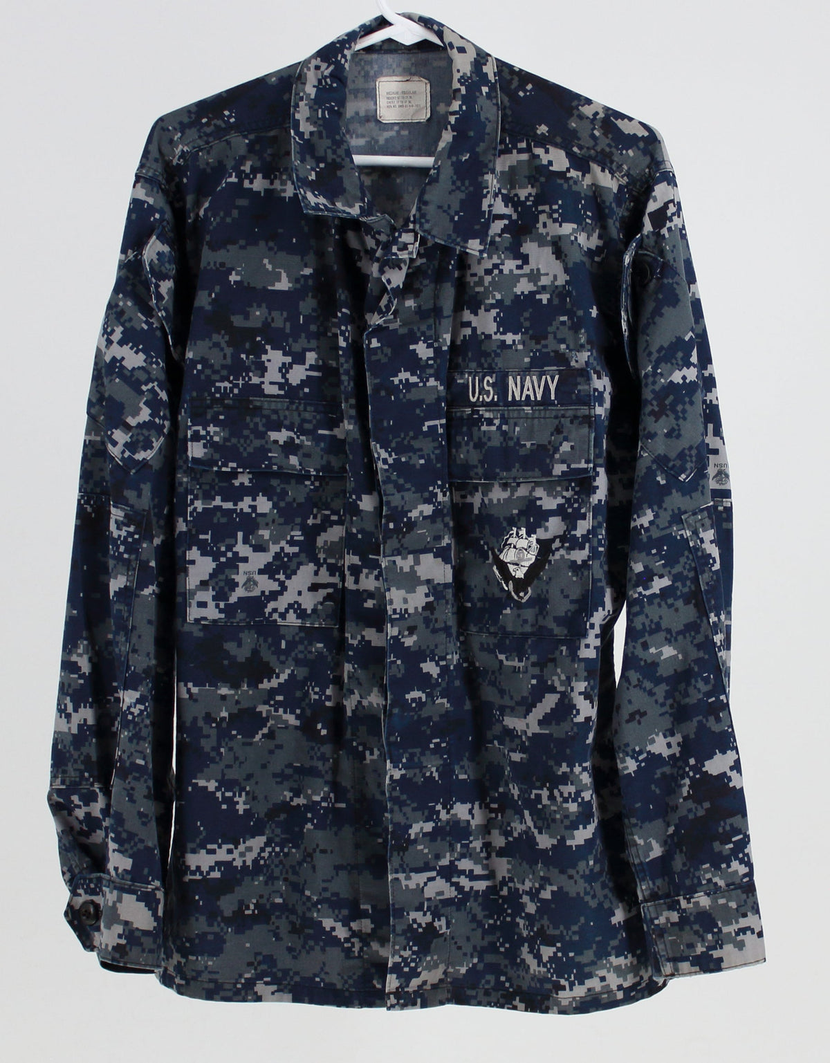 US Navy Blue Camo Jacket