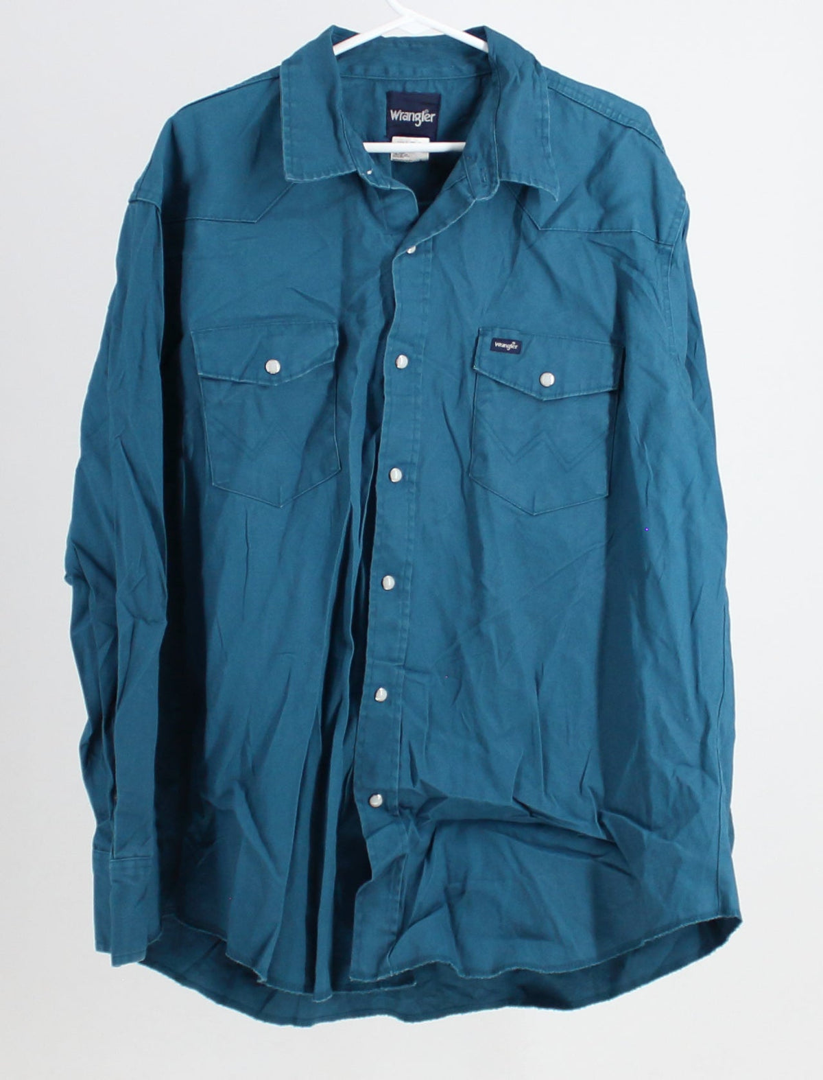 Wrangler Blue Button Up Shirt