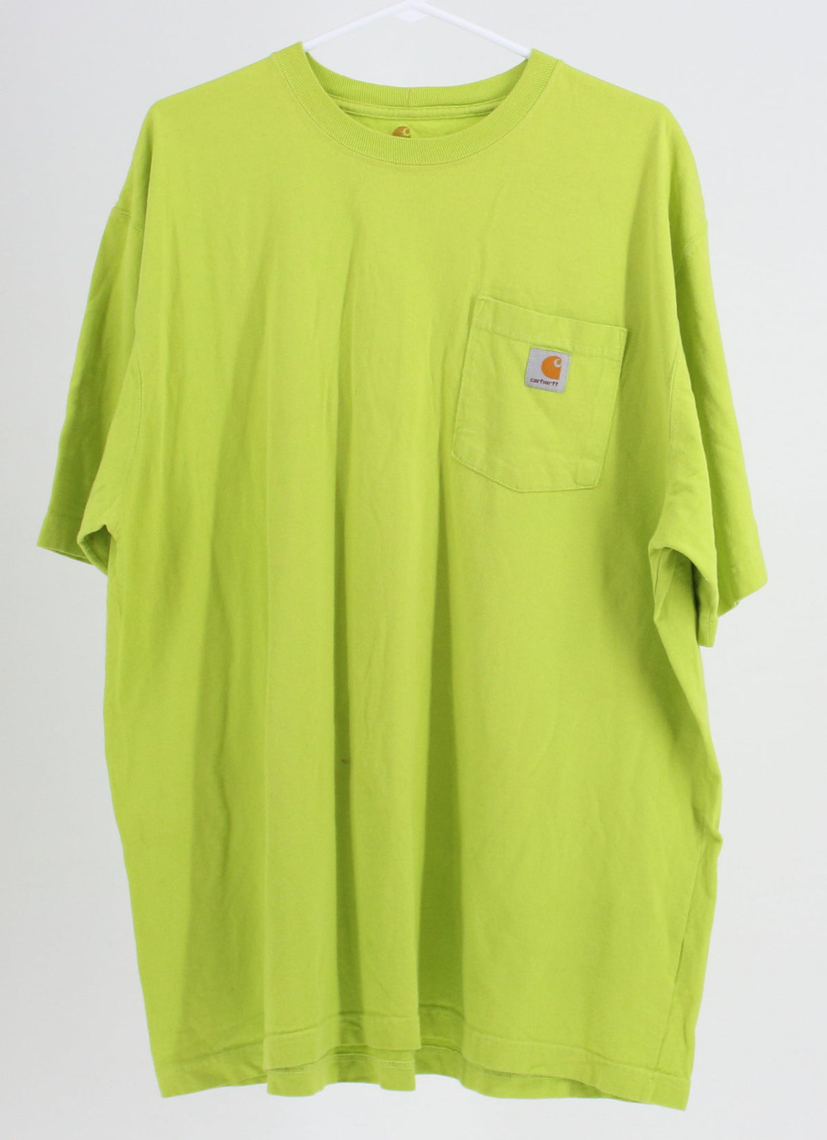 Carhartt Neon Green Basic Logo Tee