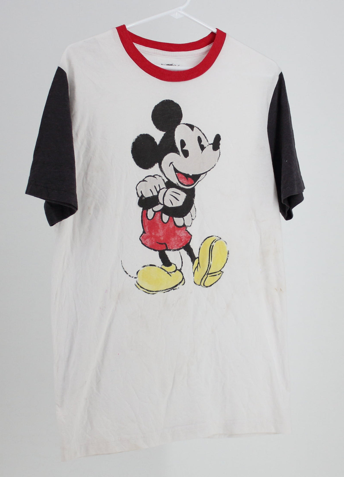 Disney Mickey Mouse White Character Design Graphic Tee