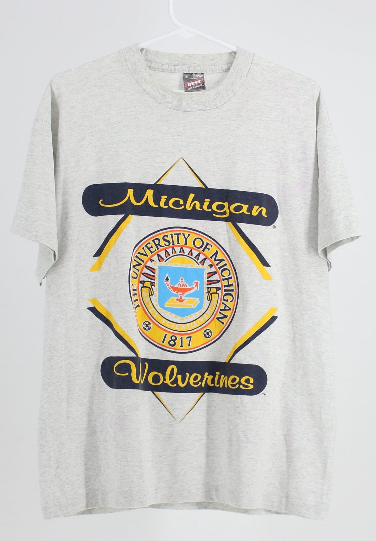 University of Michigan Grey Graphic Tee