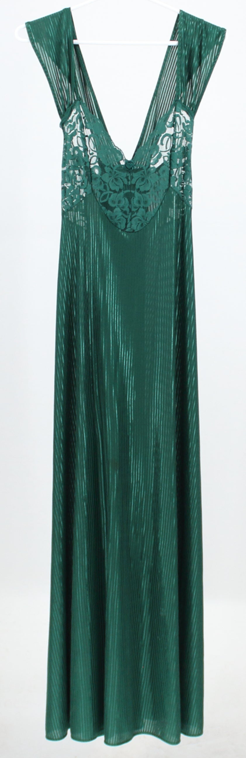 Petra Fashion 100% Cotton Emerald Green Long Slip Dress