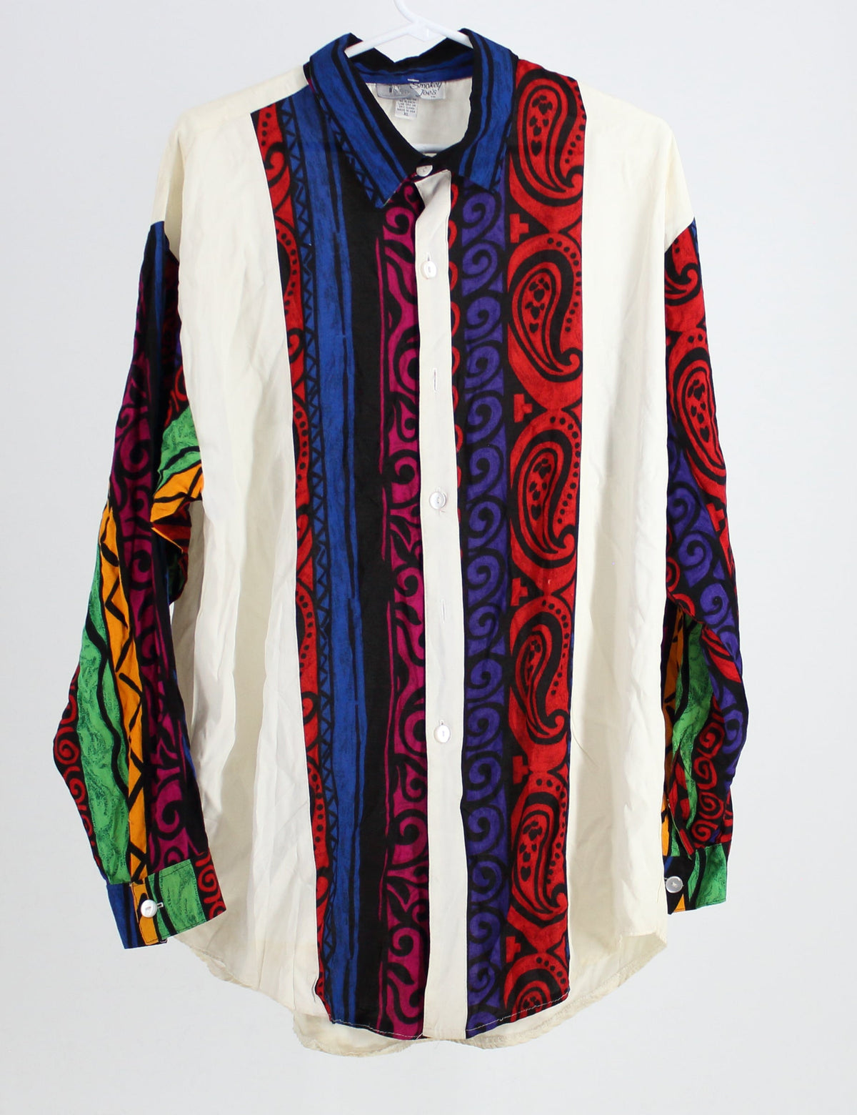 Smokey Joe's Multi Coloured Patterned Long Sleeved Button Up Shirt