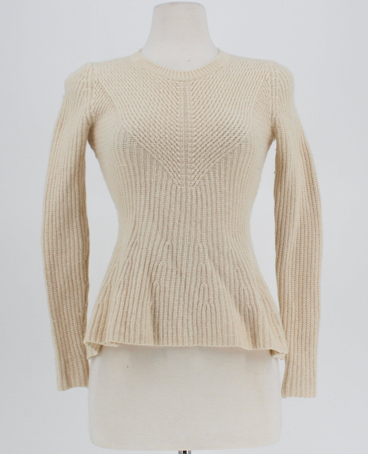 Ann Taylor Peplum Knit Sweater