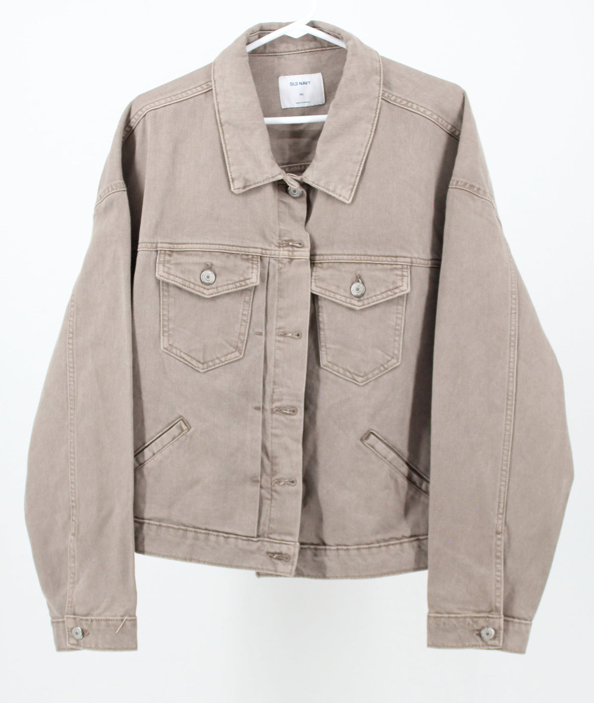 Old Navy Nude Brown Denim Jacket