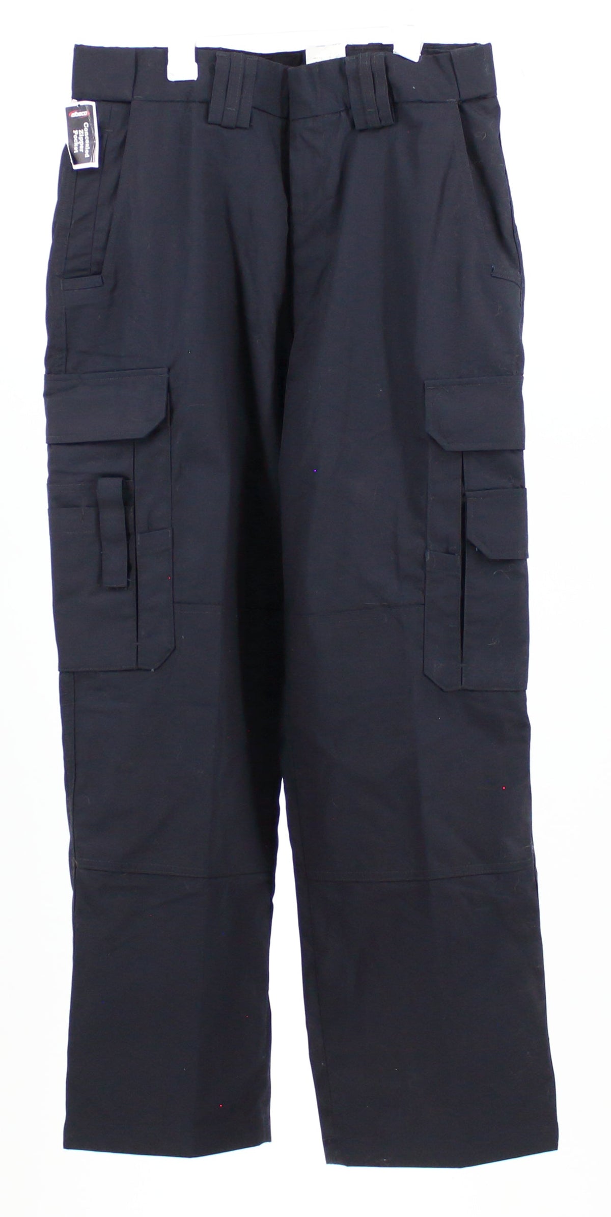 Elbeco Black Regular Rise Dungaree Pants with Cargo Pockets