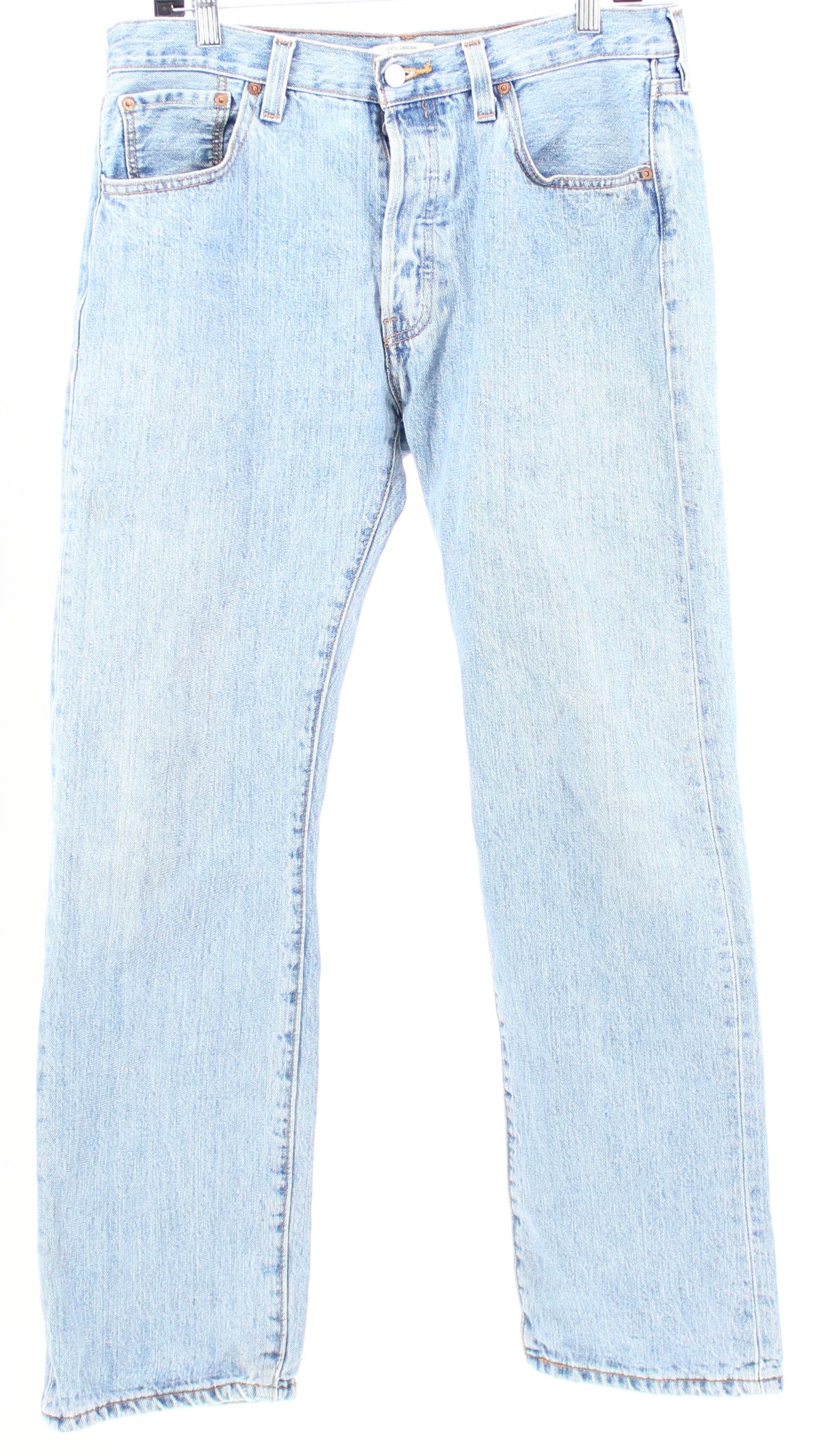Levis Orignal 501 Straight Leg Light Wash Jeans