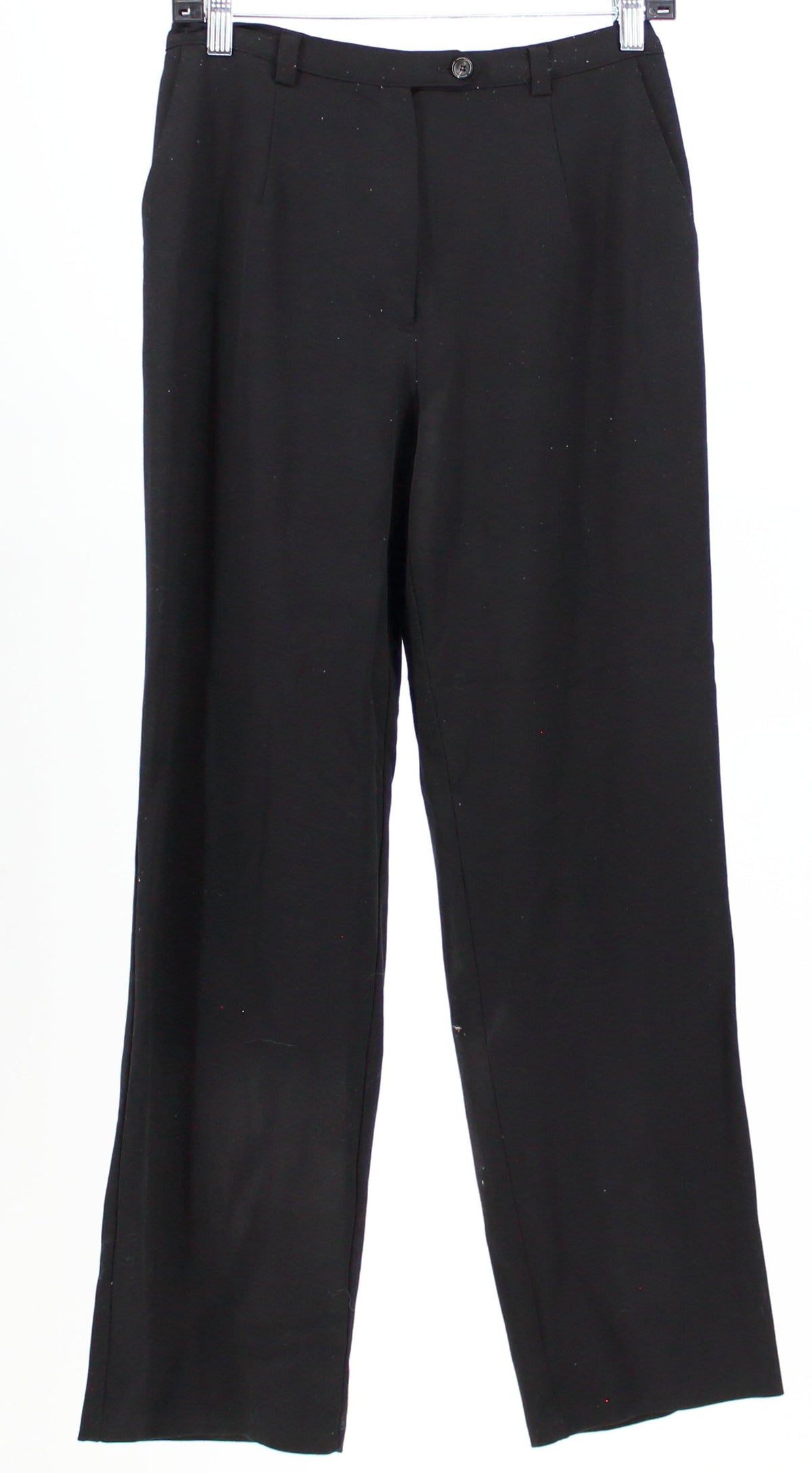 Sag Harbour Black Stretchy Straight Pants