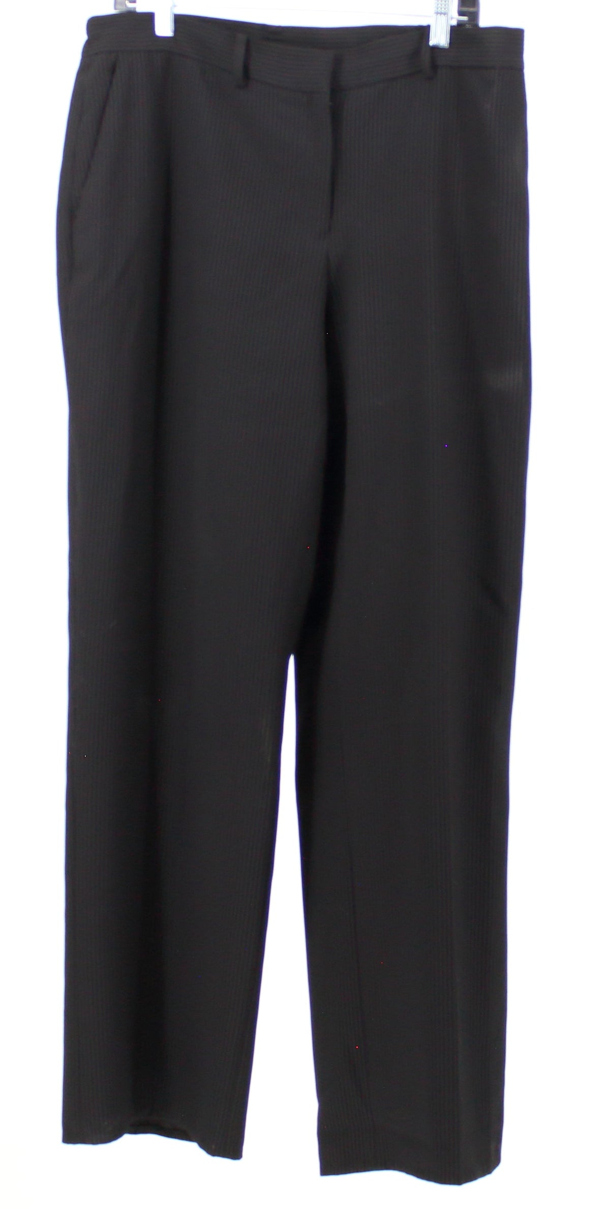 Anne Klein Black Striped Trousers
