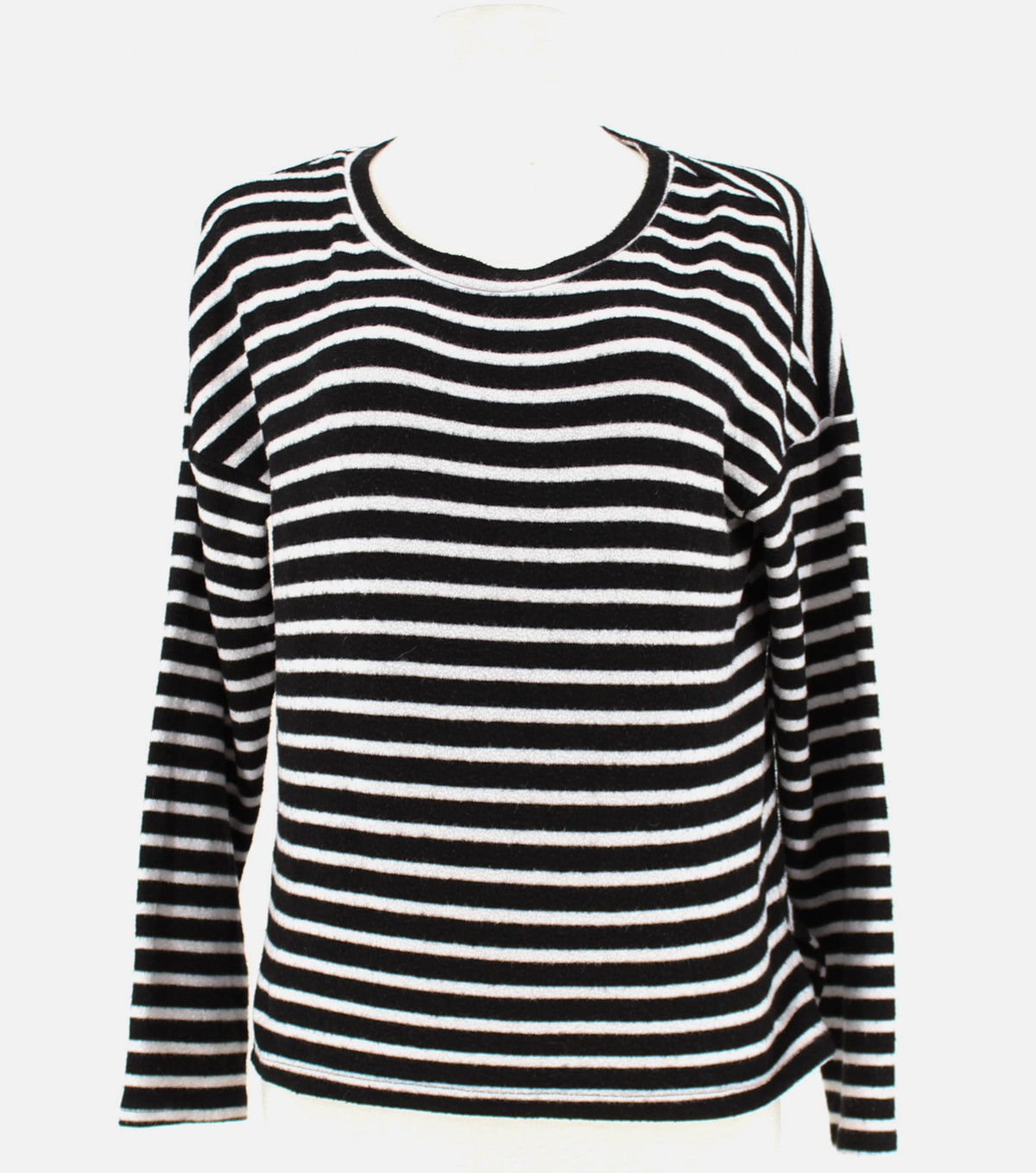 H&M Drop Shoulder Striped Sweater