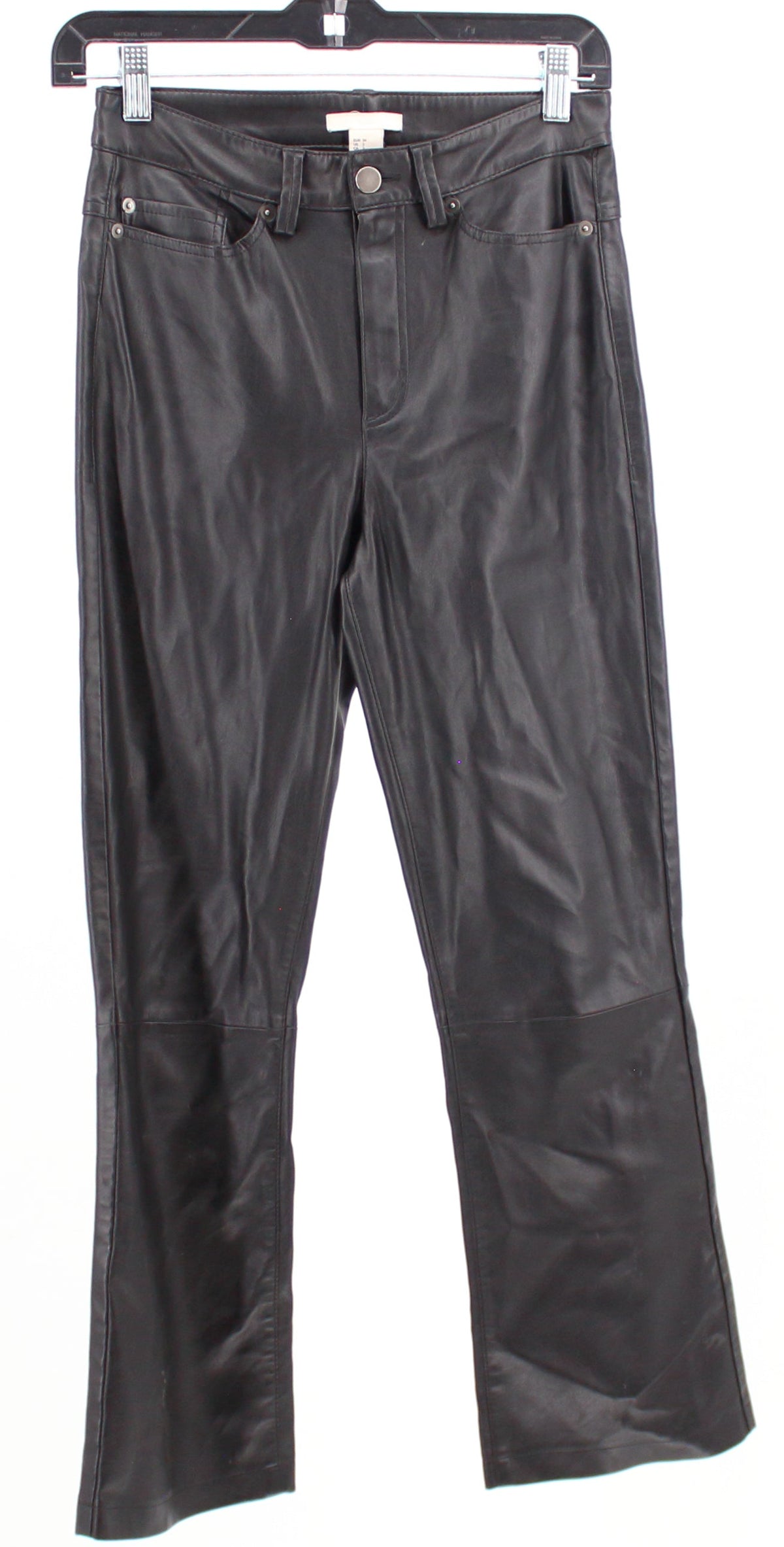 H&M Black Vegan Leather Pants