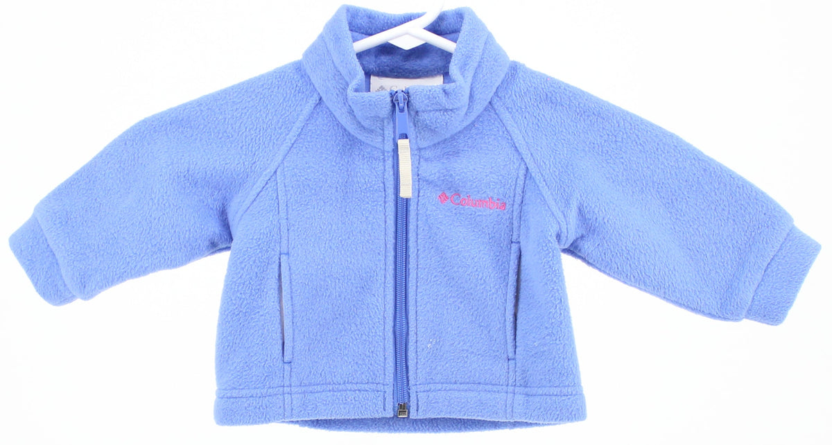 Columbia Light Blue Fleece Jacket