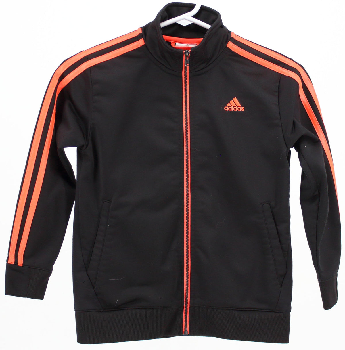 Adidas Black and Orange Sport Jacket