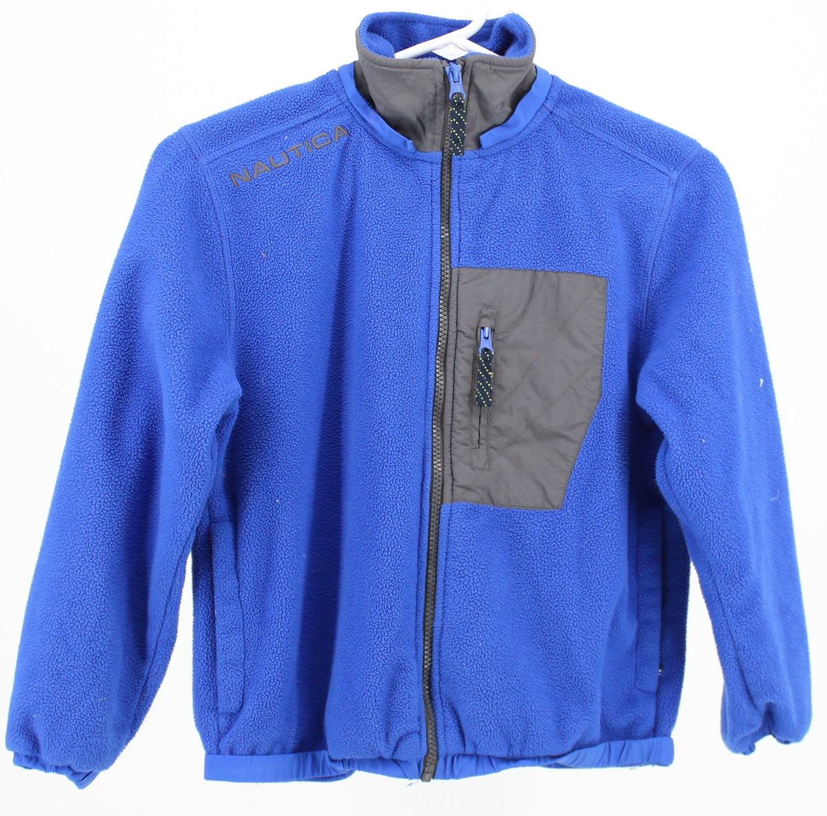 Nautica Blue and Grey Fleece Jacket