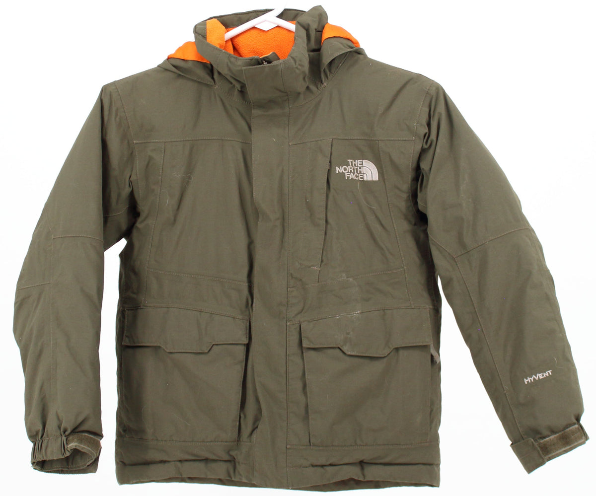 The North face Military Green Insulated Jacket