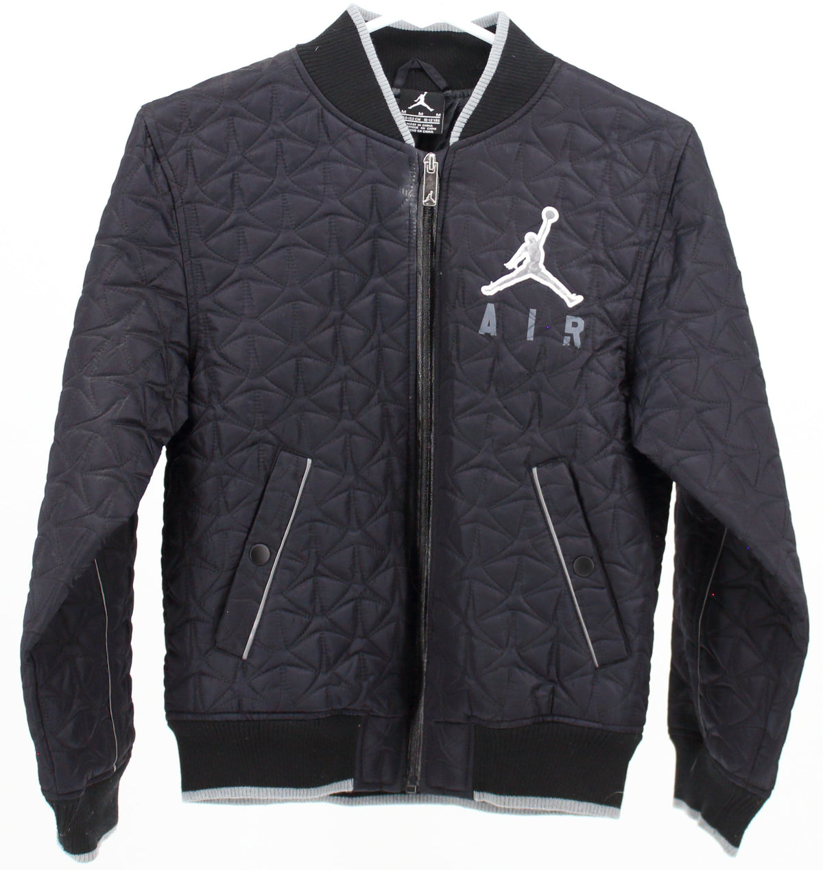 Air Jordan Matelasse Black Bomber Jacket