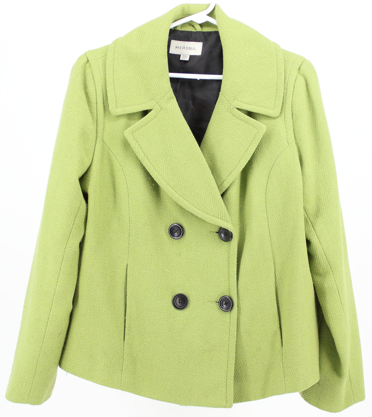 Merona Texturized Short Green Coat