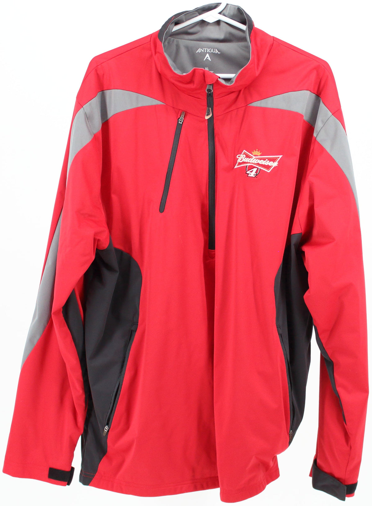 Antigua Budweiser 4 Half Zip Jacket