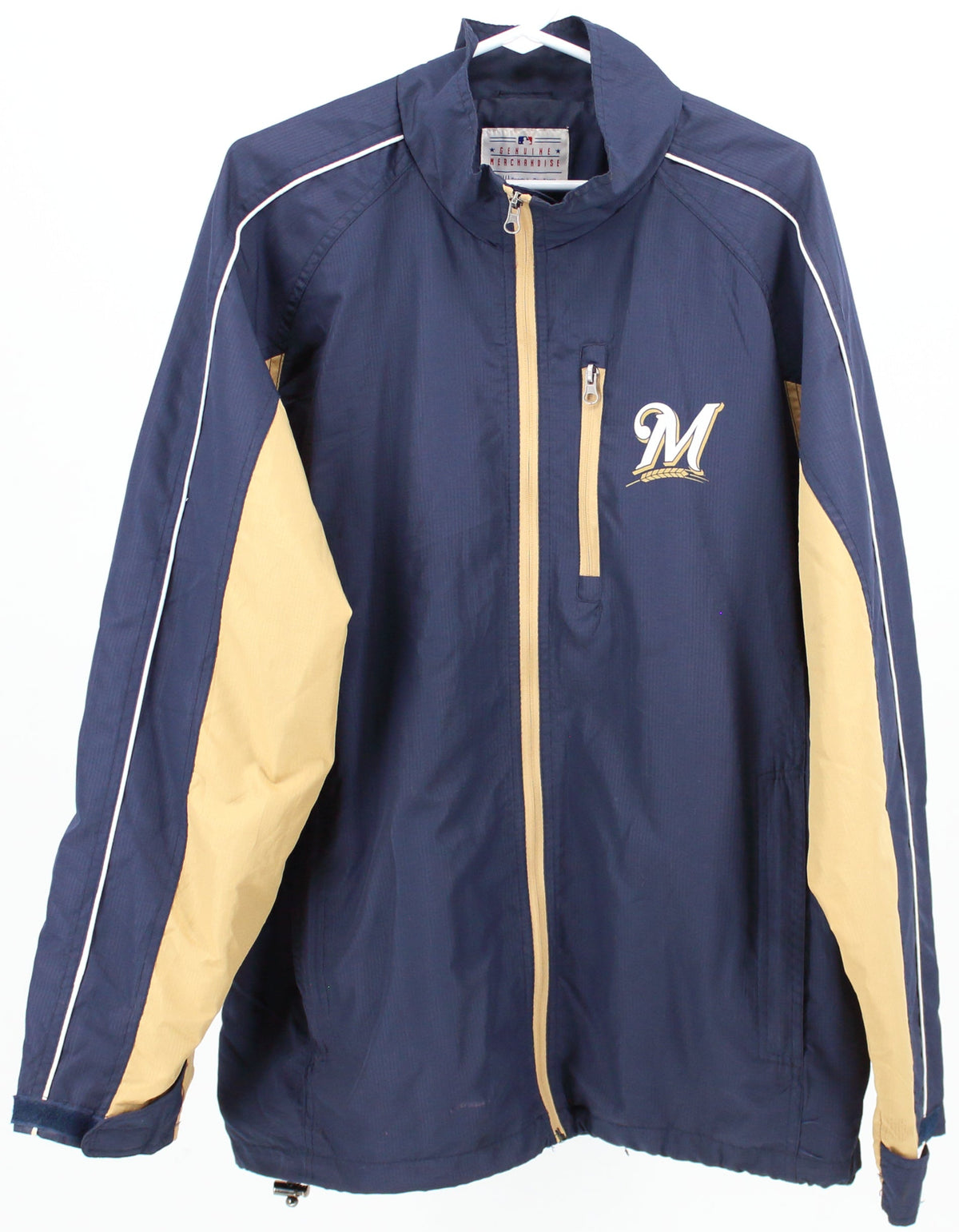 Genuine Merchandise Sports by Carl Banks Milwaukee Brewers Jacket