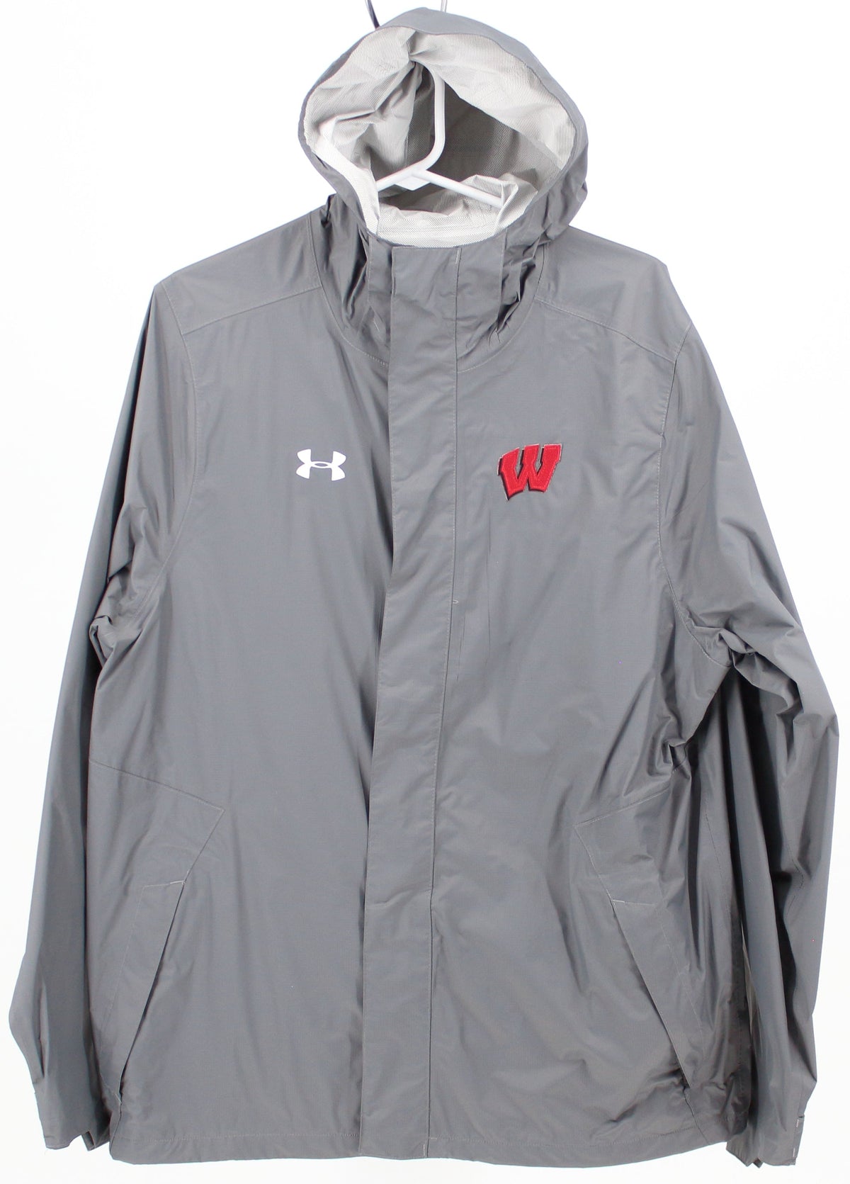 Under Armour Storm Wisconsin Grey Nylon Jacket