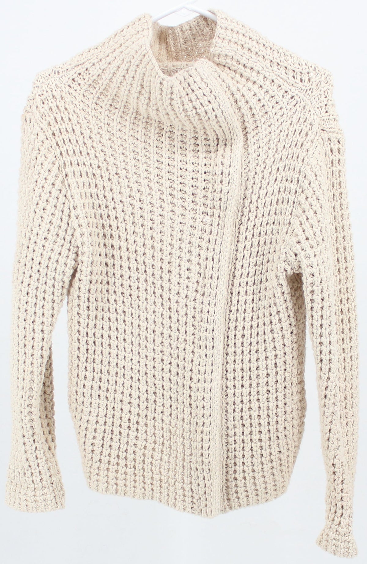 Gap Off White Zipper Sweater