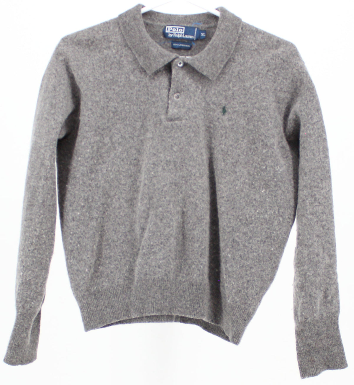 Polo by Ralph Lauren Grey Polo Collar Sweater