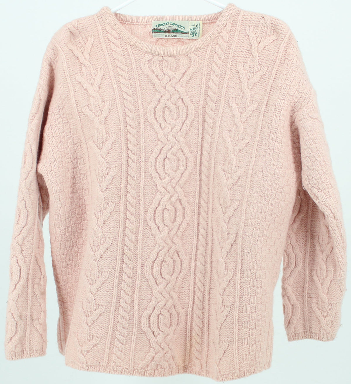 Aran Crafts Light Pink Sweater