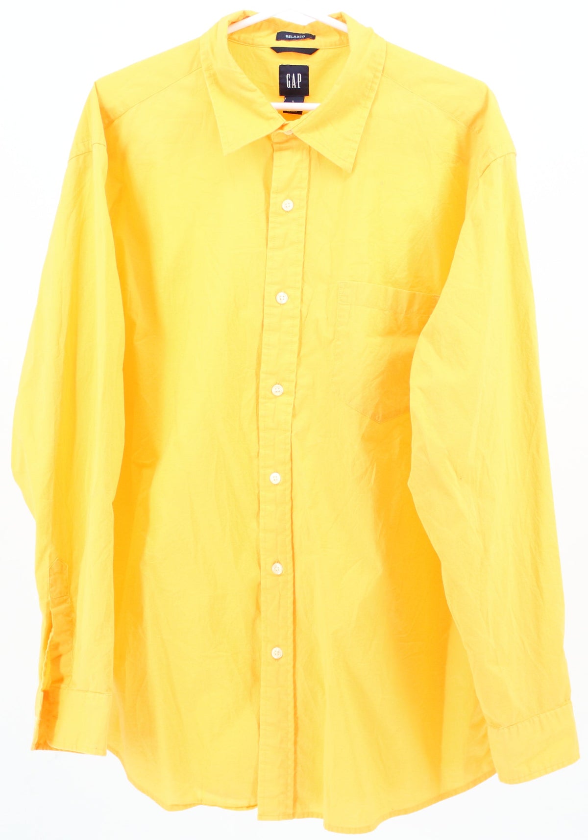 Gap Yellow Long Sleeve Shirt