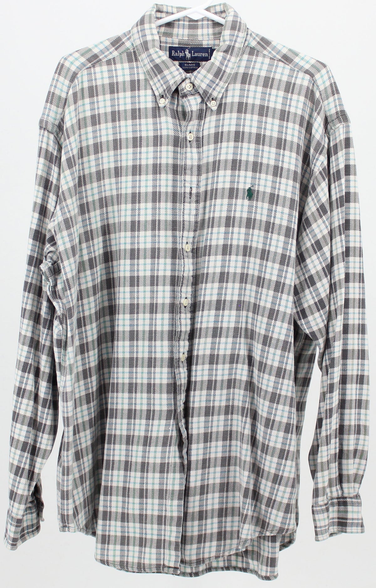 Ralph Lauren Blaire Plaid Long Sleeve Shirt